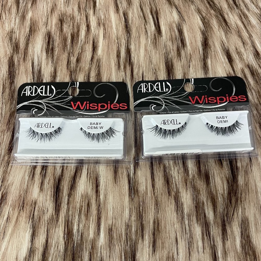 LOT OF 2 Ardell Baby Demi Wispies False Lashes